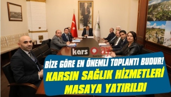 Kars'ta Sağlık Hizmetleri Koordinasyon Toplantısı