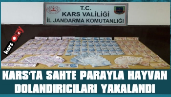  Kars'ta Sahte Parayla Hayvan Dolandırıcıları Yakalandı