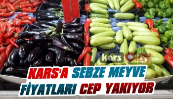 Kars'ta Sebze Meyve Fiyatları Cep Yakıyor