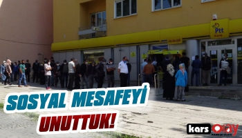 Kars'ta Sosyal Mesafe Unutuldu!