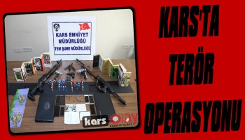 Kars'ta Terör Operasyonu: 9 Gözaltı