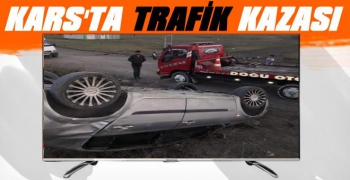 Kars'ta Trafik Kazası: 1 Yaralı