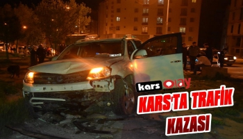 Kars'ta Trafik Kazası