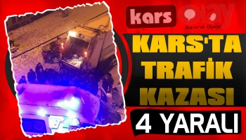 Kars'ta Trafik Kazası