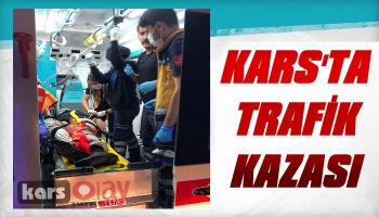 Kars'ta Trafik Kazası: 3 Yaralı