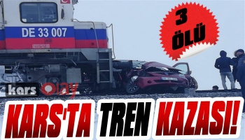 Kars'ta Tren Kazası: 3 Ölü