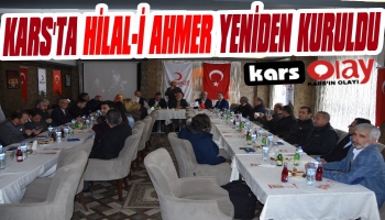 Kars'ta Türk Kızılay Şubesi Yeniden Kuruldu
