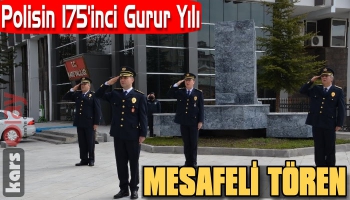 Kars'ta Türk Polis Teşkilatının 175. Yılı Kutlandı