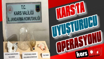 Kars'ta Uyuşturucu Operasyonu