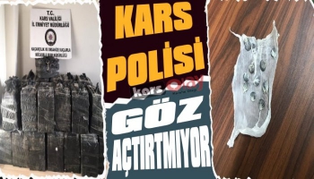 Kars'ta Uyuşturucu ve Kaçak Sigara Operasyonu