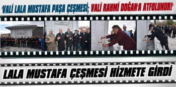 Kars'ta Vali Lala Mustafa Paşa Çeşmesi Hizmete Açıldı