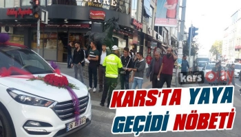 Kars'ta 'Yaya Geçidi Nöbeti'