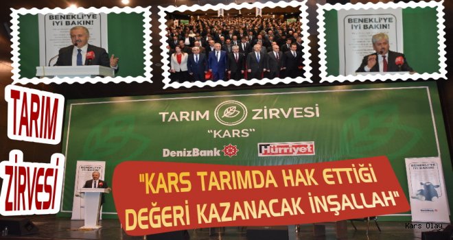 Kars Tarımda Hak Ettiği Değeri Kazanıyor!