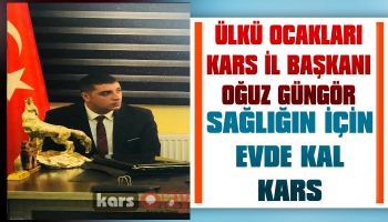 Kars Ülkü Ocaklarınden EVDE KAL Çağrısı