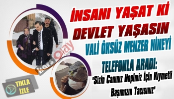 Kars Valiliği Yaşlı Vatandaşları Yalnız Bırakmıyor