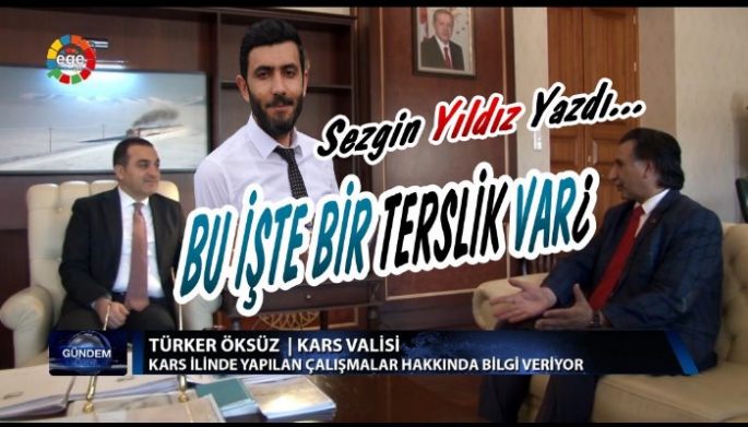 Sezgin Yıldız yazdı,Kars Valisi Türker Öksüz, projelerini Karslılara değil İzmirlilere anlattı!