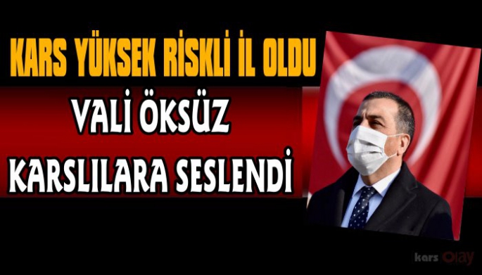 Kars Valisi Türker Öksüz, Karslılara Seslendi!