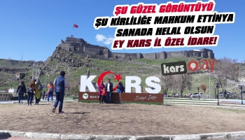 Kars Yazısının Çevresi Çamurdan Kurtarılmadı!