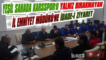 Kars36 Spor’dan Emniyet Müdürü Yavuz Sağdıç'a Ziyaret