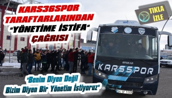 Kars36 Spor Taraftarları Yönetimi İstifaya Çağırdı