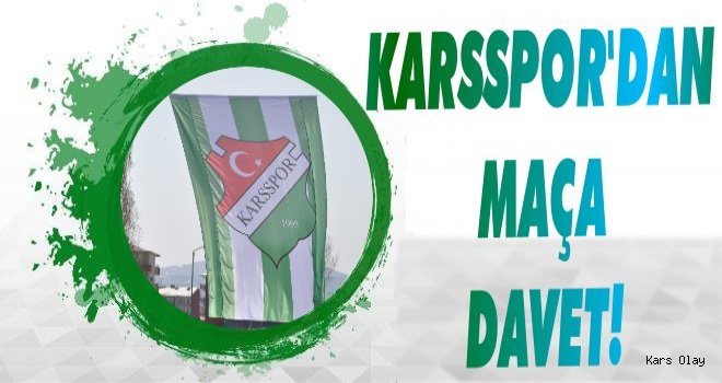 Kars36 Spor’dan Maça Davet