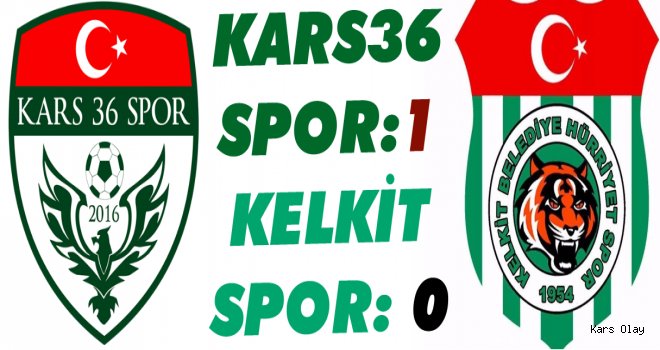 Kars36Spor: 1 Kelkit Belediye Hürriyet Spor:0