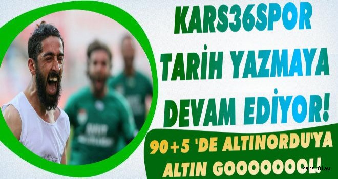 Kars36Spor'dan Altınordu'ya Altın Gol!