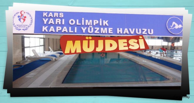 Kars'a Olimpik Yüzme Havuzu Müjdesi