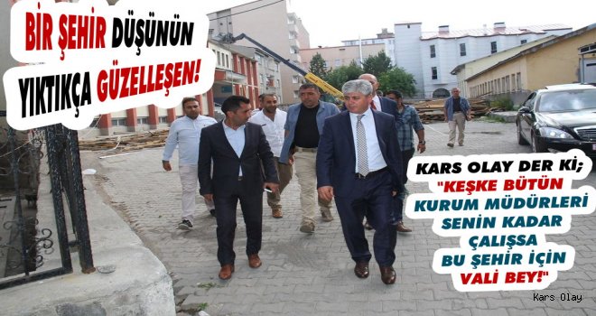 Kars'a Yeni Şehir Meydanı Müjdesi