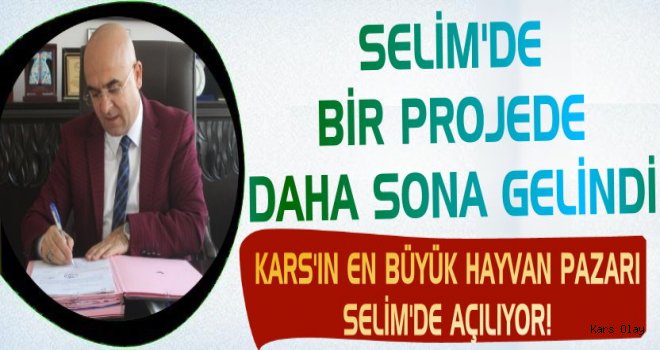 Kars'ın En Büyük Hayvan Pazarı Selim'de Açılıyor