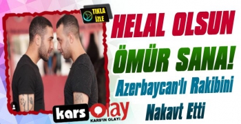Karslı Kick Boksçu Ömür Çapraz'dan Sakarya'da Nakavt
