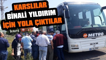 Karslılar oy için İstanbul'a gittiler