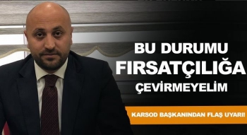 KARSOD Turizm Birliği Başkanı Halit Özer uyardı!