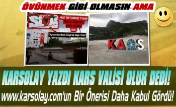 KarsOlay Yazdı Kars Valisi Olur Dedi