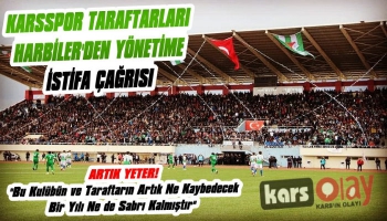 Karsspor Taraftarlarından Yönetime İstifa Çağrısı