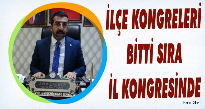 Kars’ta AK Parti İlçe Kongreleri Tamamlandı