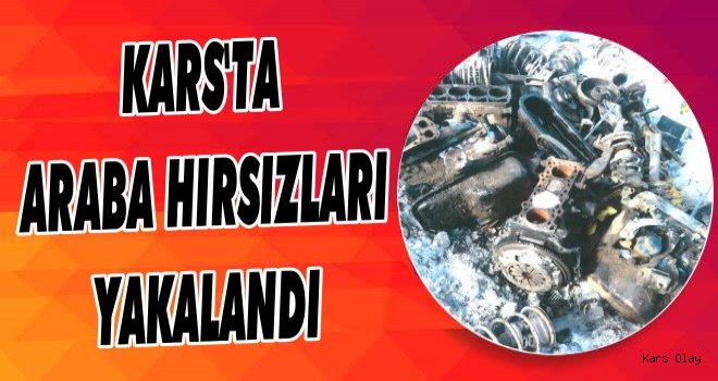 Kars'ta Araba Hırsızları Yakalandı!