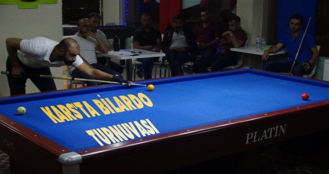 Kars'ta Bilardo Turnuvası