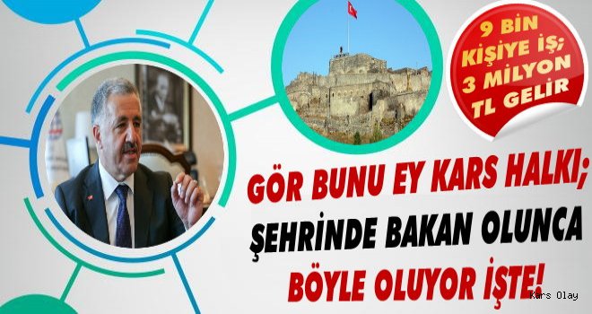 Kars'ta Binlerce Kişiye İş Müjdesi!