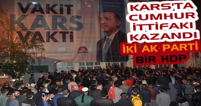 Kars'ta Cumhur İttifakı Kazandı: 2 AK Parti 1 HDP