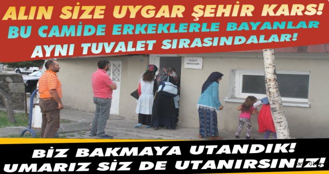 Kars'ta Fethiye Camisinde Tuvalet Rezaleti