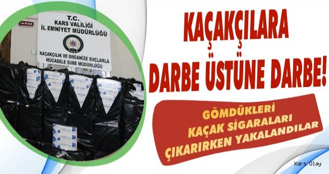 Kars'ta Kaçakçılara Darbe Üstüne Darbe