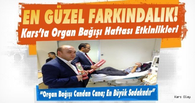 Kars'ta Organ Bağışı Haftası Etkinlikleri