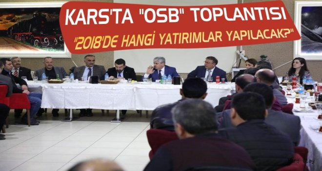 Kars'ta OSB Toplantısı