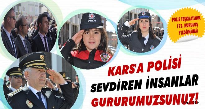 Kars'ta Polis Teşkilatı'nın Kuruluşunun Yıldönümü