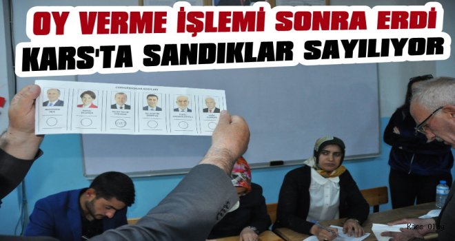 Kars'ta Sandıklar açılıyor