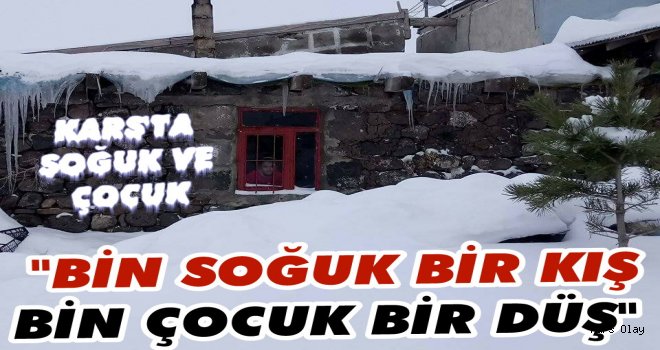 Kars'ta Soğuk ve Çocuk!