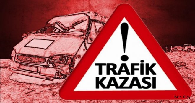 Kars'ta Trafik Kazası: 1 Kişi Hafif Yaralı