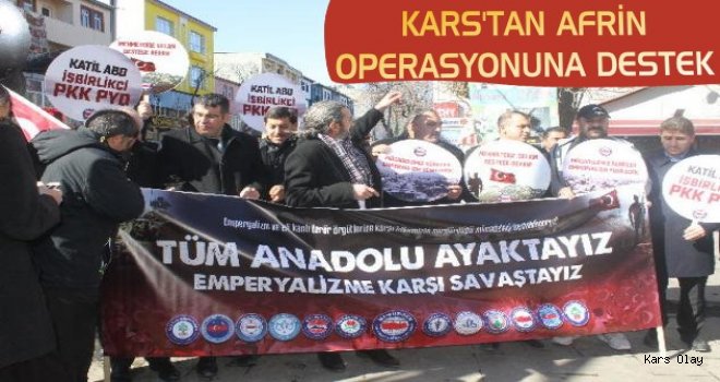 Kars'tan Afrin Operasyonuna Destek