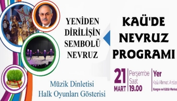 KAÜ'de Nevruz Programı